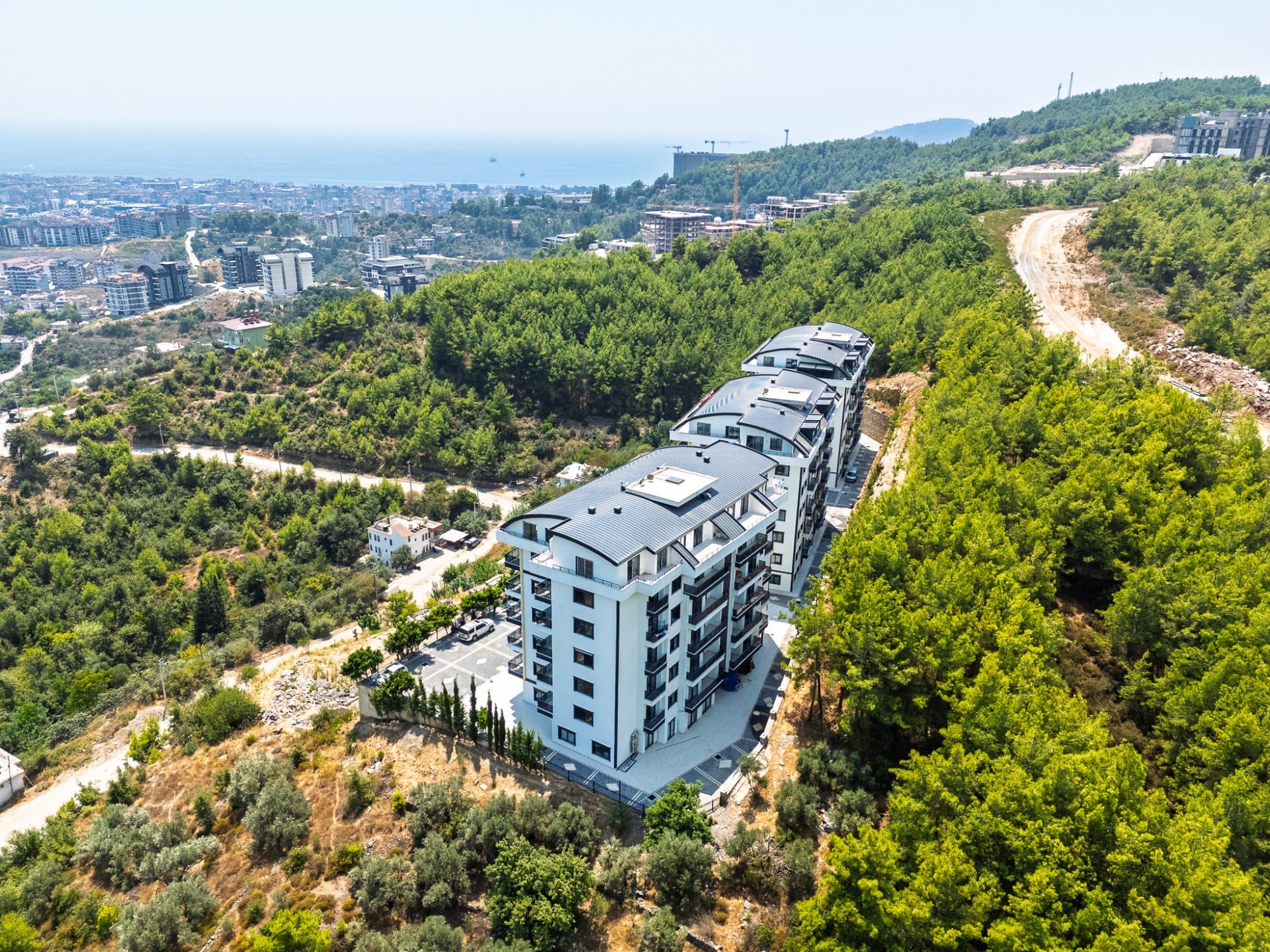 ALANYA ÇIPLAKLI 2+1 KİRALIK DAİRELER DENİZ MANZARALI 
