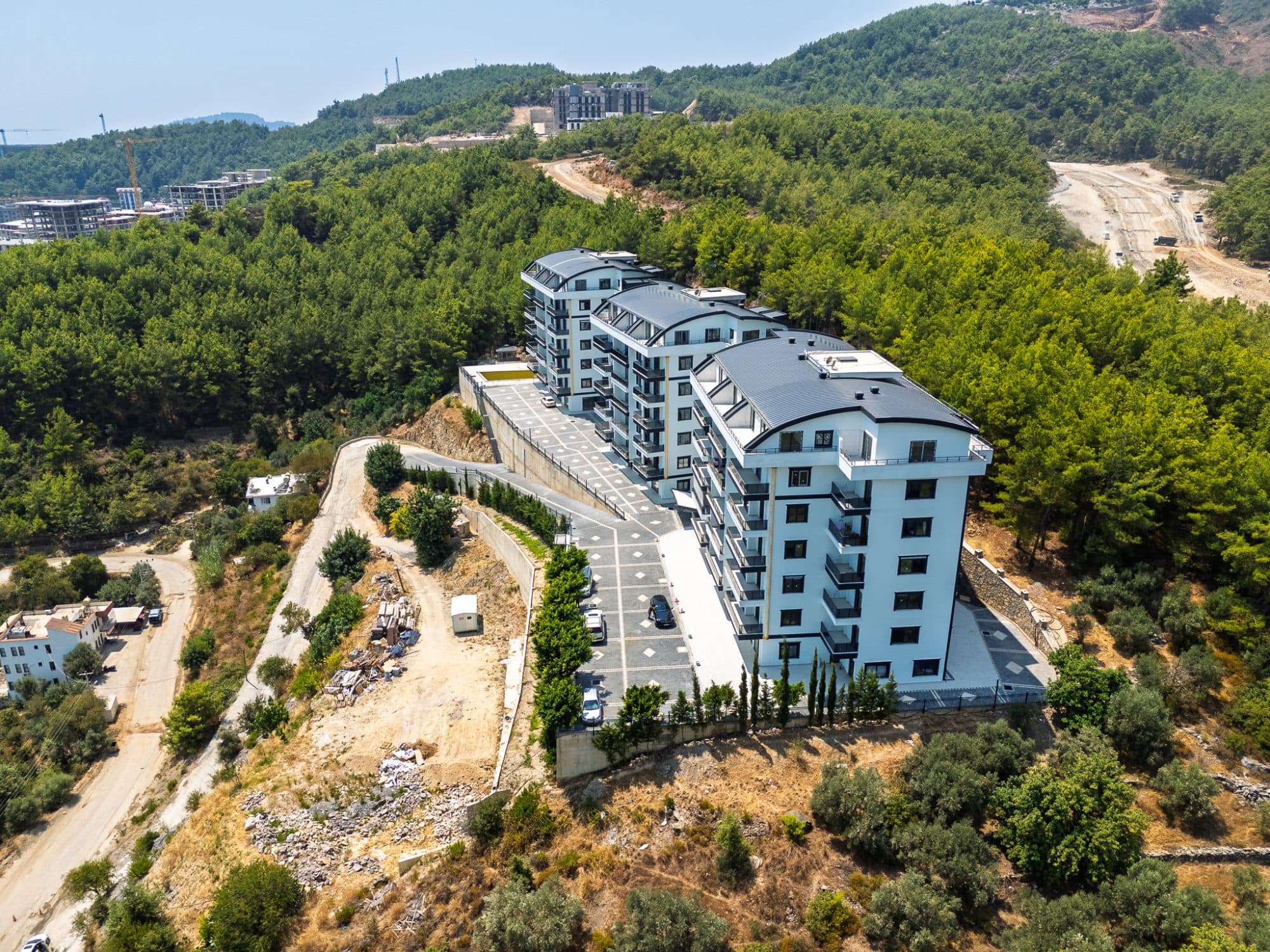 ALANYA ÇIPLAKLI 2+1 KİRALIK DAİRELER DENİZ MANZARALI 