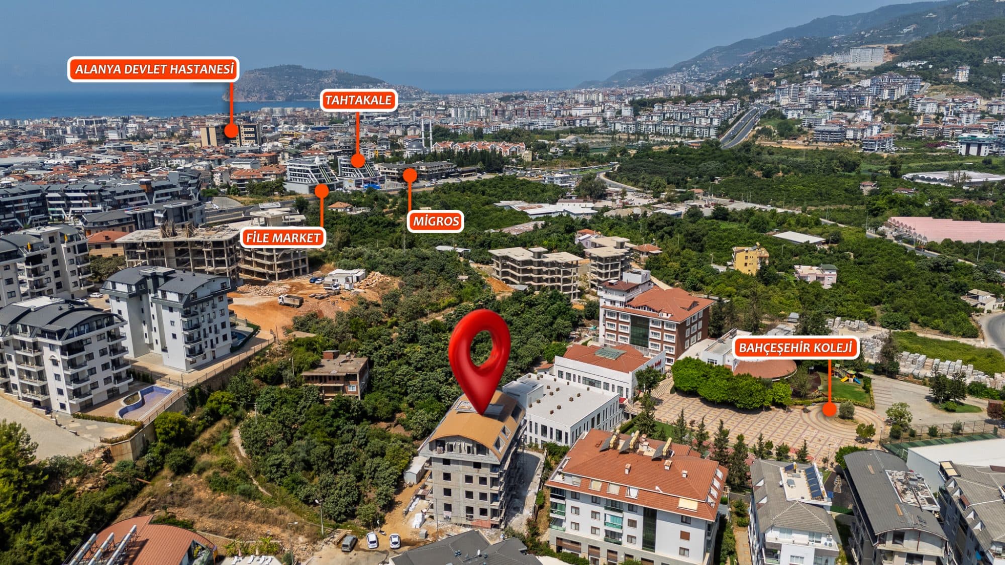 OBA MAHALLESİ YENİ PROJEDE SATILIK 3+1 AYRI MUTFAKLI DAİRE