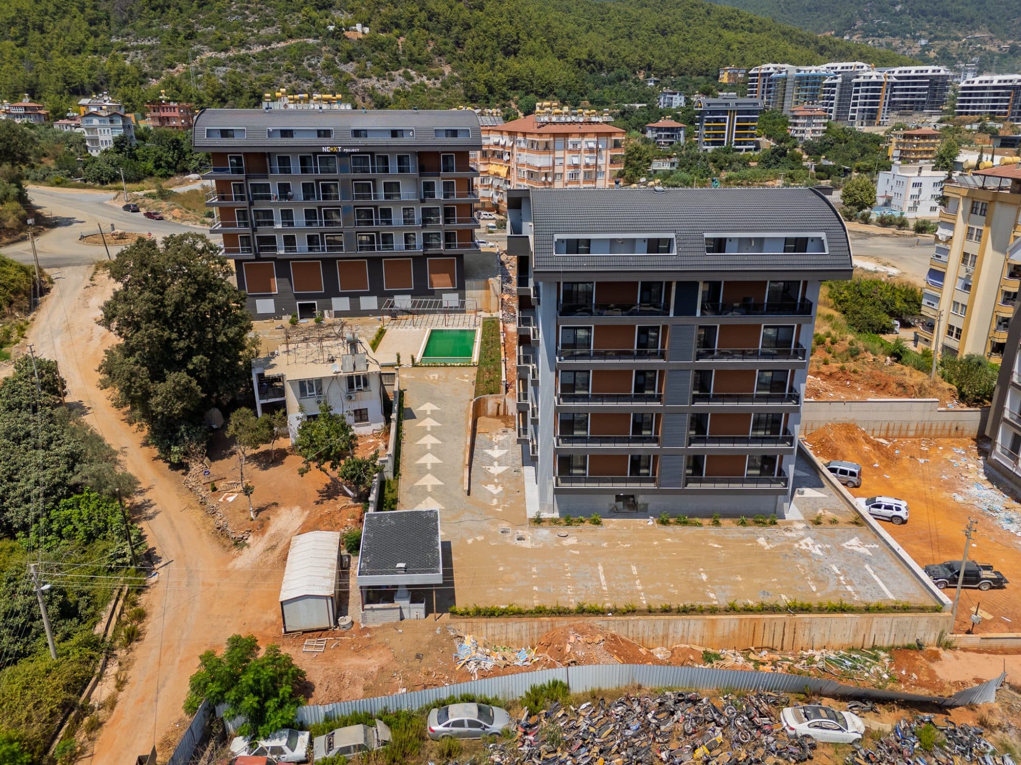 ALANYA ÇIPLAKLI SATILIK SIFIR 3+1 AYRI MUTFAKLI DUBLEKS DAİRE