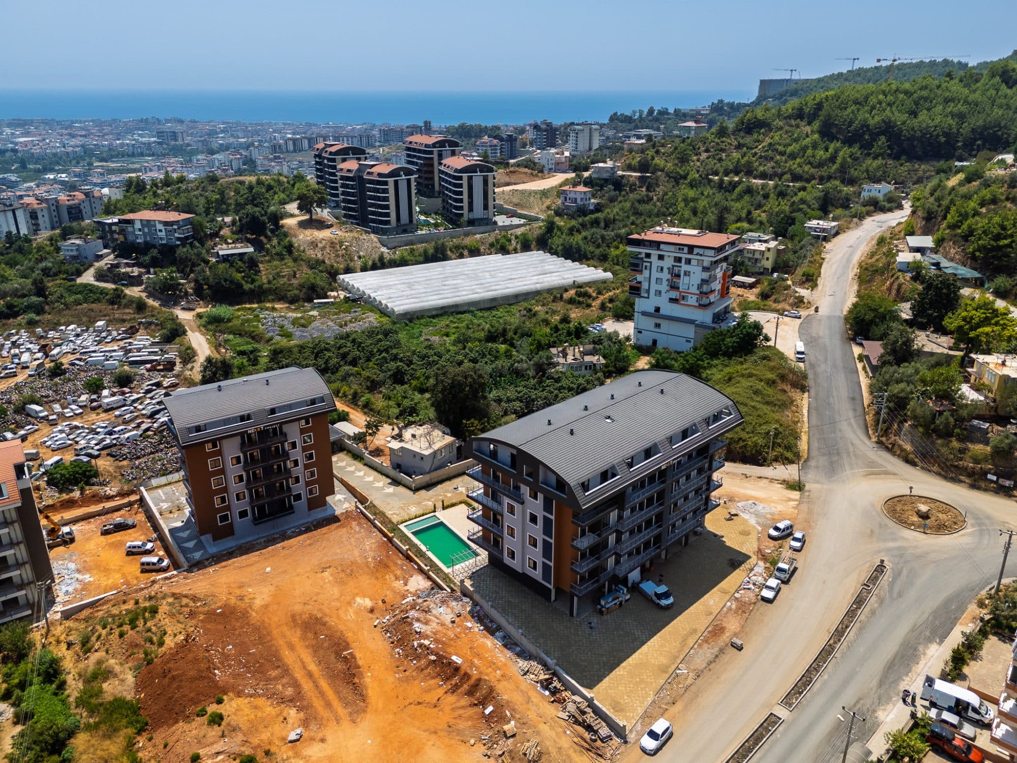 ALANYA ÇIPLAKLI SATILIK SIFIR 3+1 AYRI MUTFAKLI DUBLEKS DAİRE