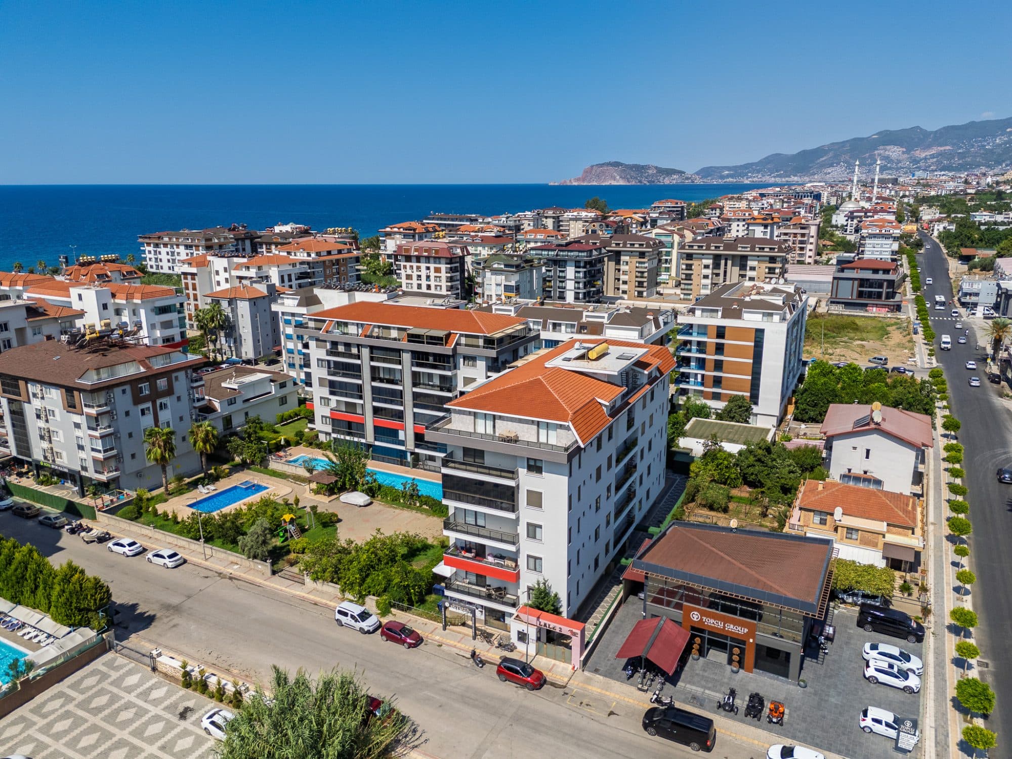 ALANYA KESTEL'DE DENİZE 150MT SATILIK FULL EŞYALI AKTİVİTELİ 1+1