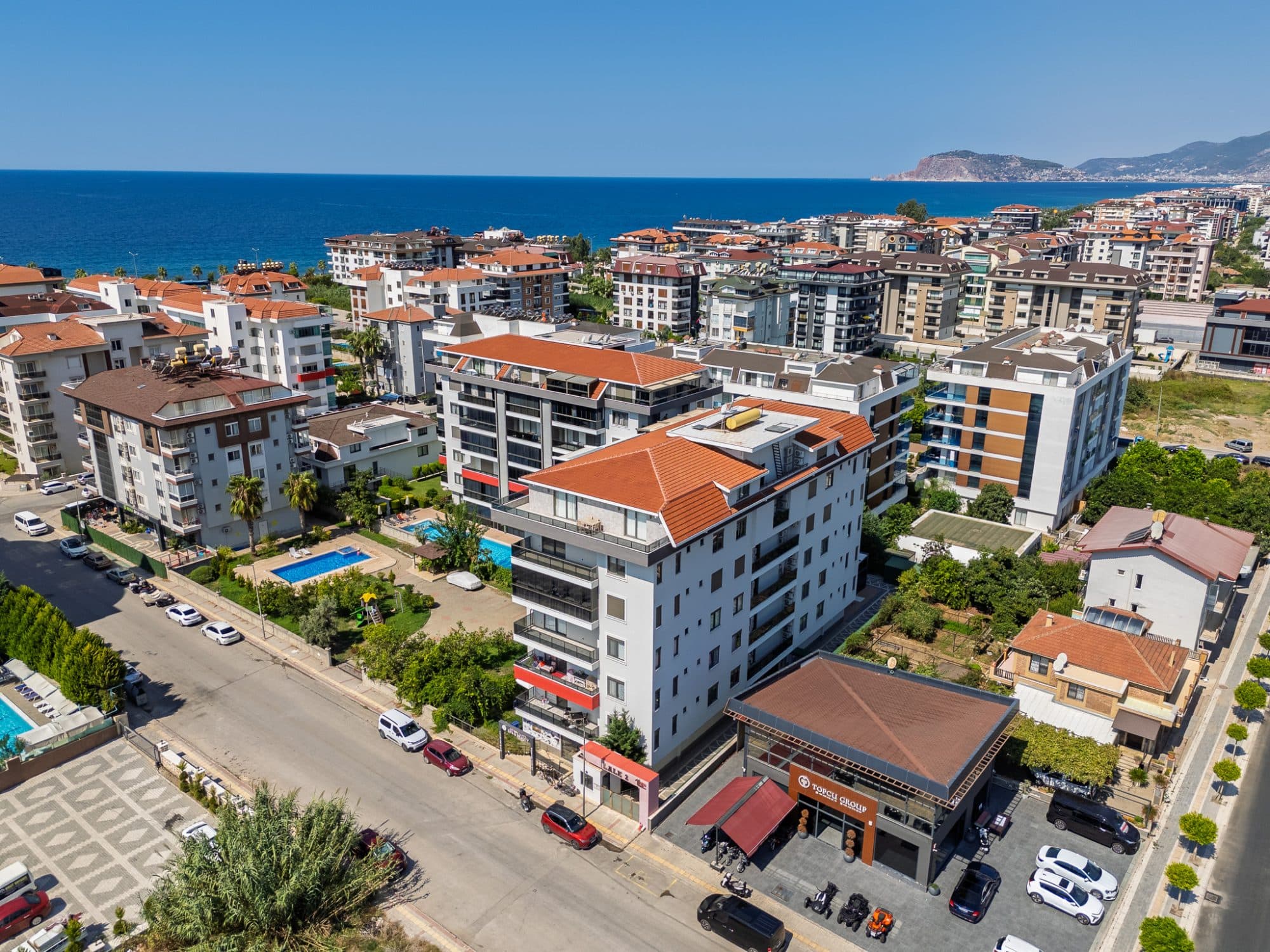 ALANYA KESTEL'DE DENİZE 150MT SATILIK FULL EŞYALI AKTİVİTELİ 1+1