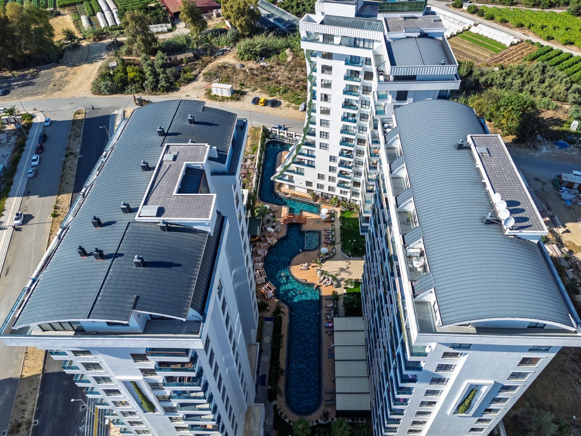 Alanya Mahmutlar Green Ocean Residence’ta Satılık 1+1 Daire