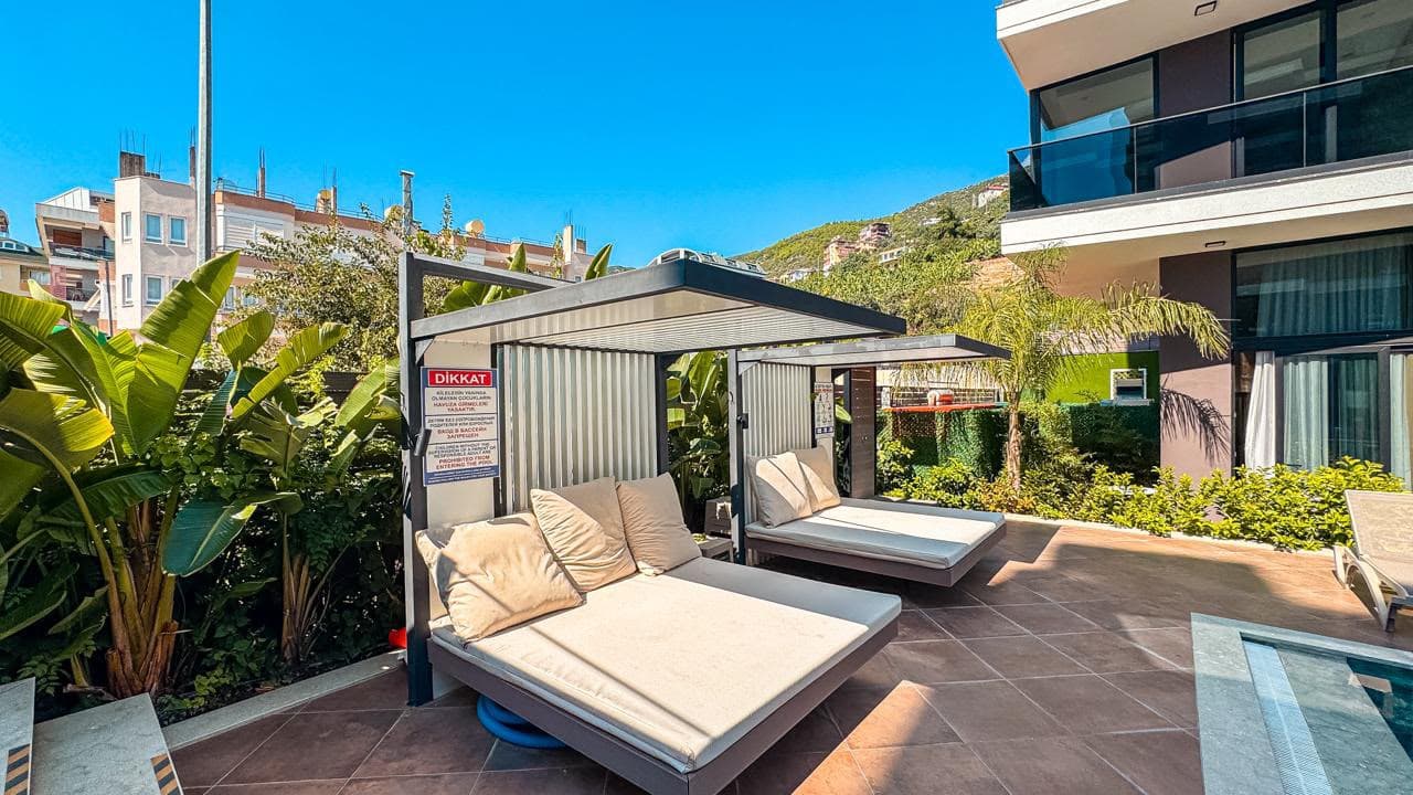Alanya Kızlarpınarı New Level Kleopatra 1 Sitesi Satılık 2+1 Daire 19