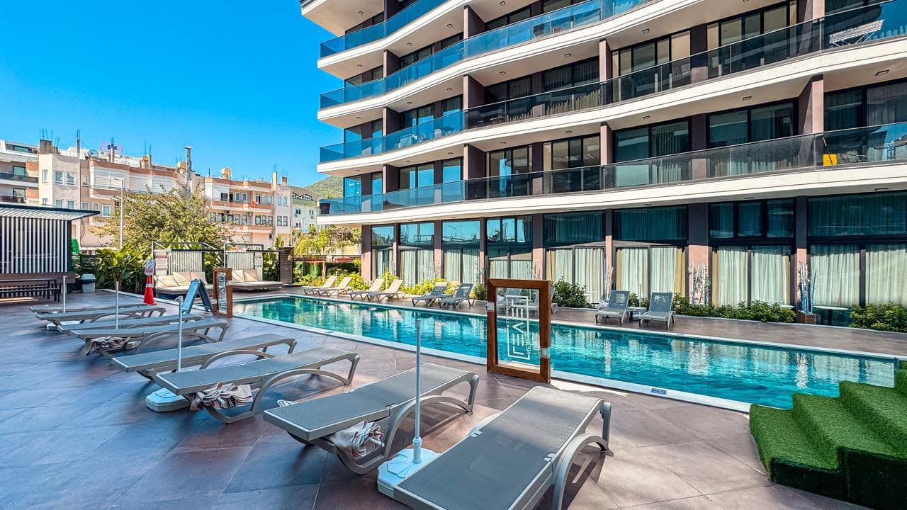 Alanya Kızlarpınarı New Level Kleopatra 1 Sitesi Satılık 2+1 Daire 22
